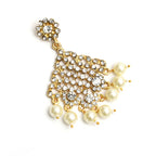 Mominos Fashion Johar Kamal Traditional Rajwadi Design Heavy Golden Necklace Set | Grocsy