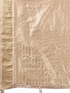 Shree Shyam Fashion Organza Peach Saree | Grocsy