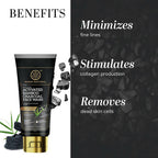 Khadi Natural Activated Bamboo Charcoal Face Wash | Grocsy
