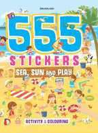 Dreamland 555 Stickers, Sea, Sun and Play Activity & Colouring Book : Children Interactive & Activity Book | Grocsy