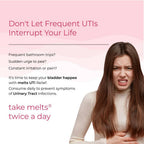 Wellbeing Nutrition Melts UTI Relief Oral Strips-Cranberry Fusion Flavor | Grocsy