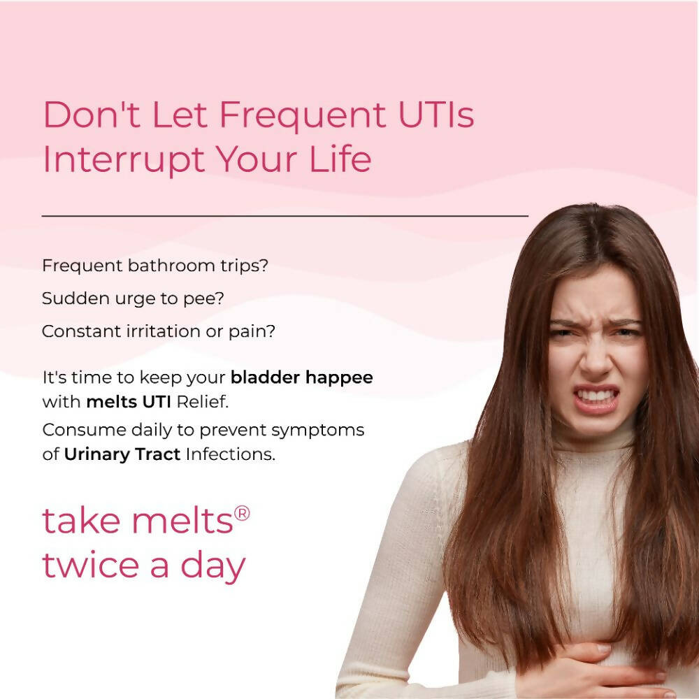 Wellbeing Nutrition Melts UTI Relief Oral Strips-Cranberry Fusion Flavor | Grocsy