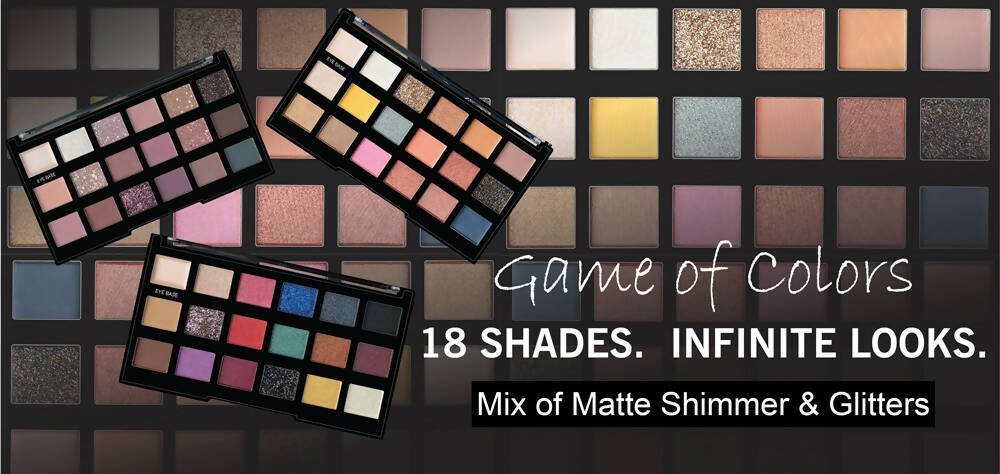 Flicka Game Of Colors Eyeshadow Palette - On The Beach | Grocsy