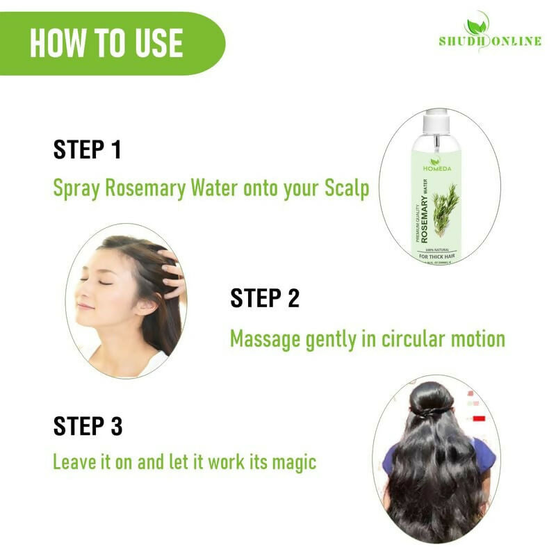 Homeda Rosemary Water For Hair Growth | Grocsy