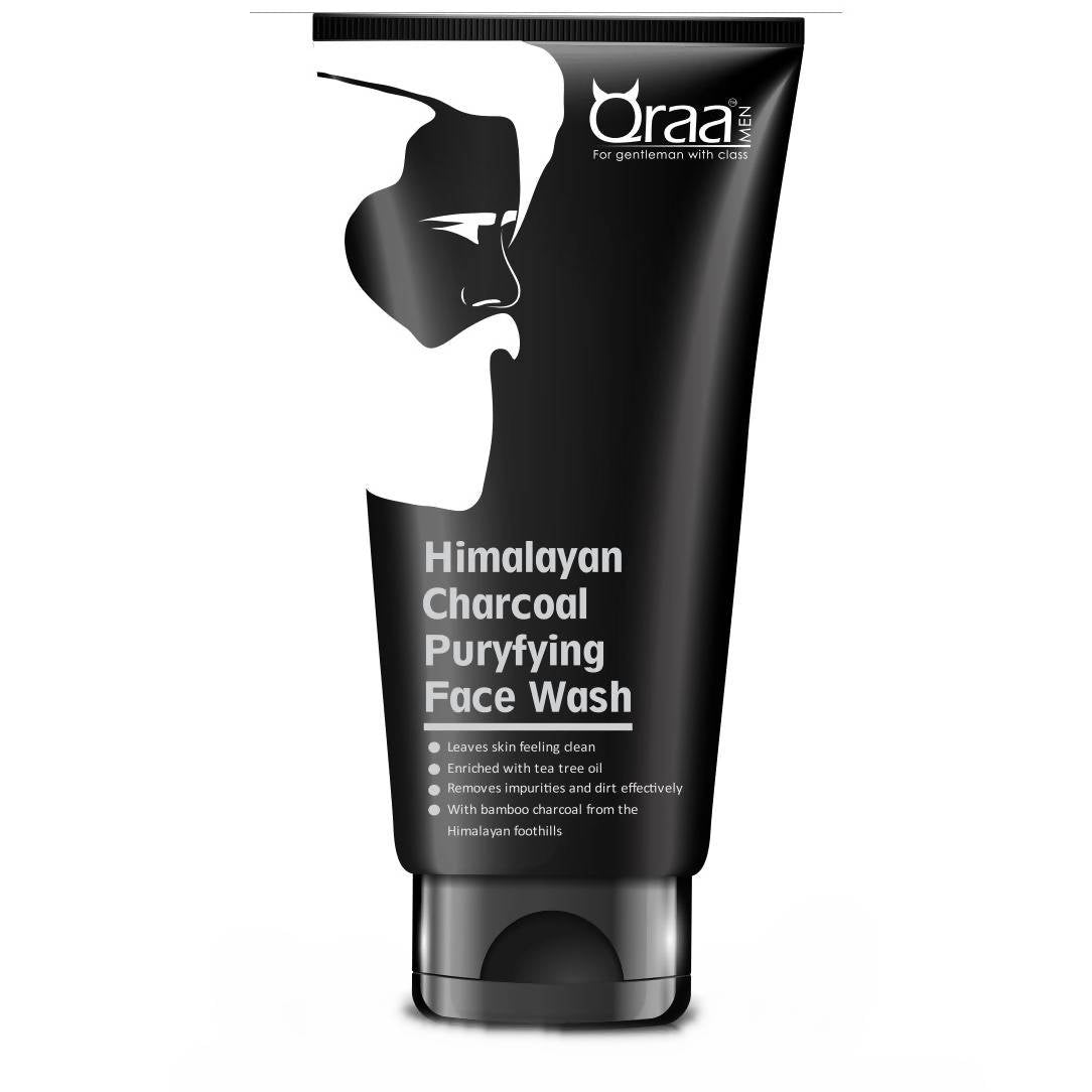 Qraa Men Himalayan Charcoal Purifying Face Wash | Grocsy