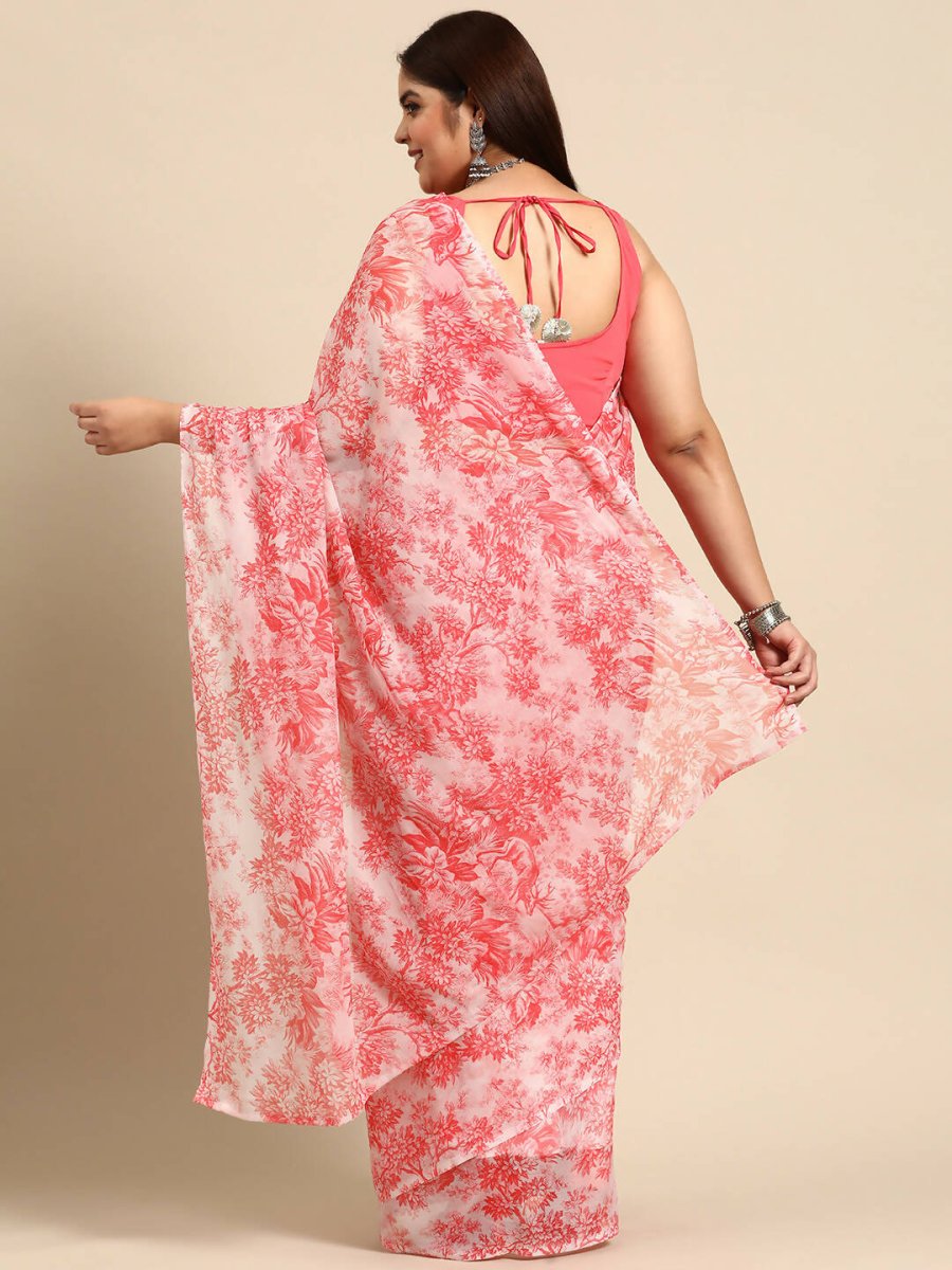 Ahalyaa Women's Traditional wear Saree - Off White | Grocsy