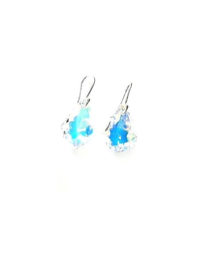 Bling Accessories Swarovski Crystal AB Crystal Drop Earrings | Grocsy