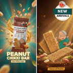 Sweet Karam Coffee Crushed Peanut Chikki Bar (Zero White Sugar) | Grocsy