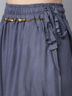 TAG 7 Women Flared Ethnic Palazzos | Grocsy
