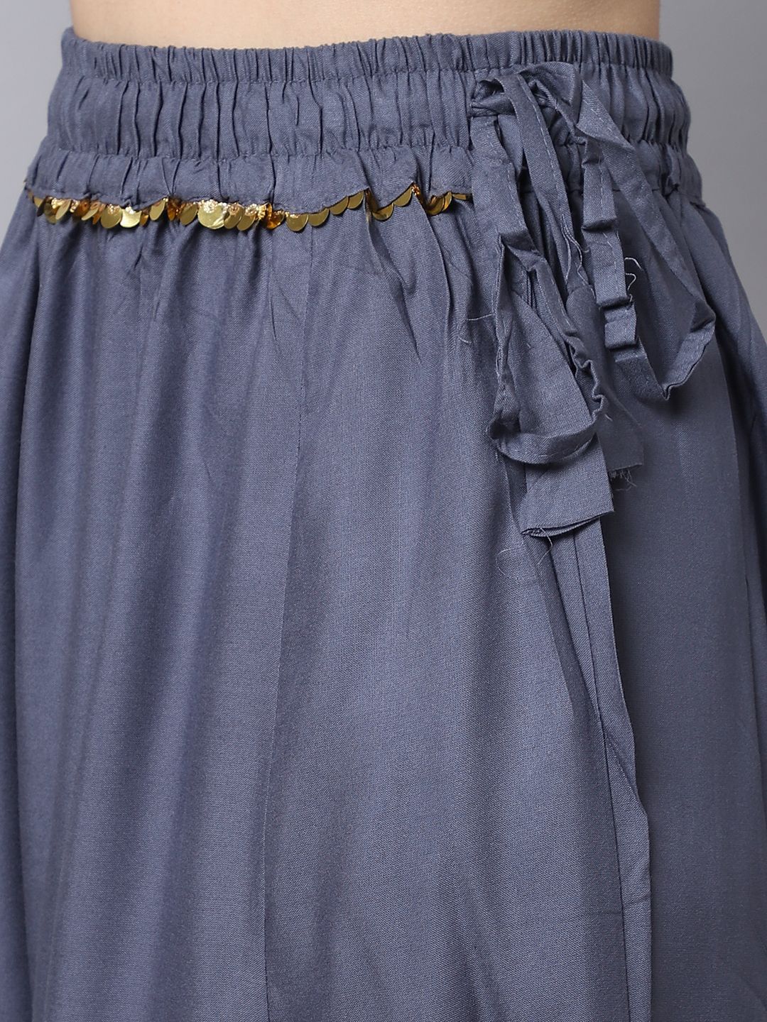TAG 7 Women Flared Ethnic Palazzos | Grocsy