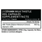 Livestamin Milk Thistle Capsules | Grocsy