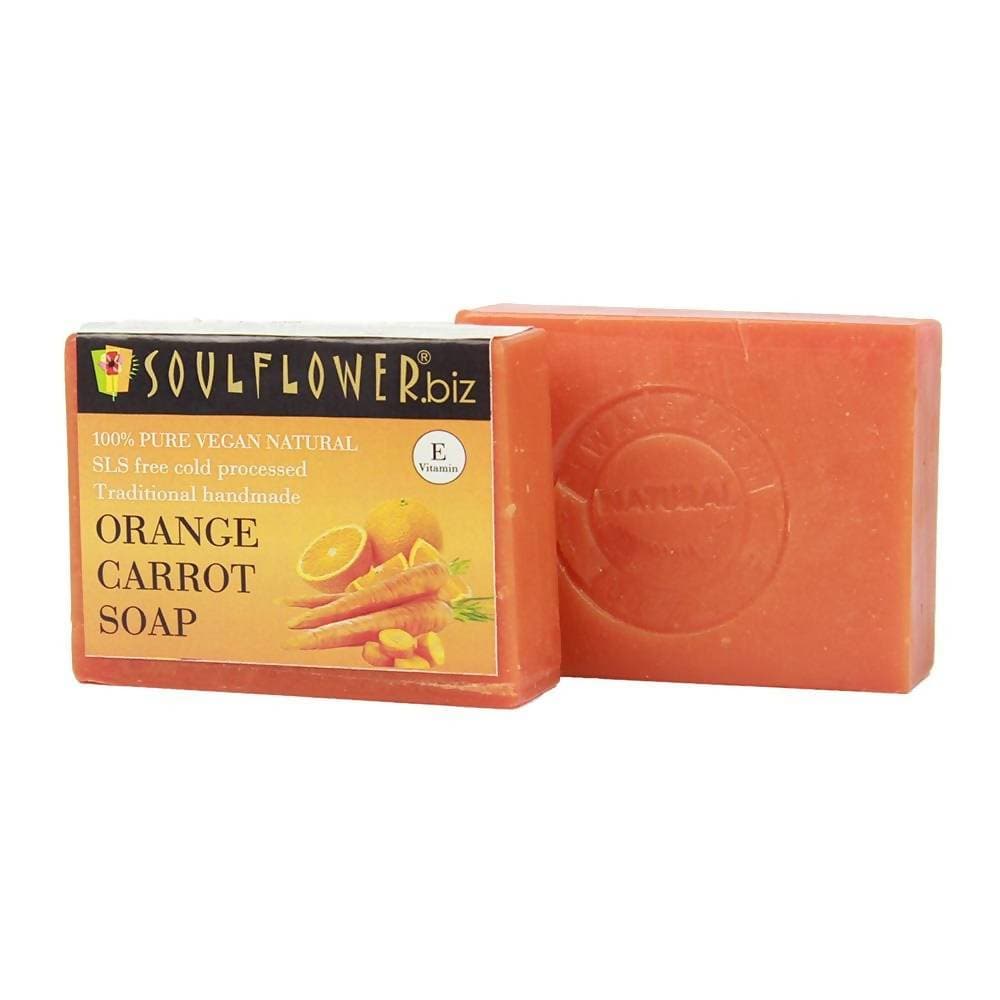 Soulflower Orange Carrot Soap | Grocsy