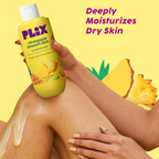 PLIX The Plant Fix Pineapple 5% Lactic Acid Body Wash Exfoliates Dry, Rough & Strawberry Skin | Grocsy