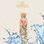 Tamas Q7 Meena Copper Water Bottle | Grocsy