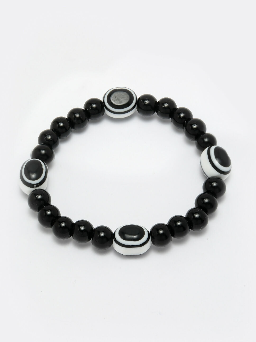 NVR Men & Women Evil Eye Beaded Adjustable Bracelet | Grocsy