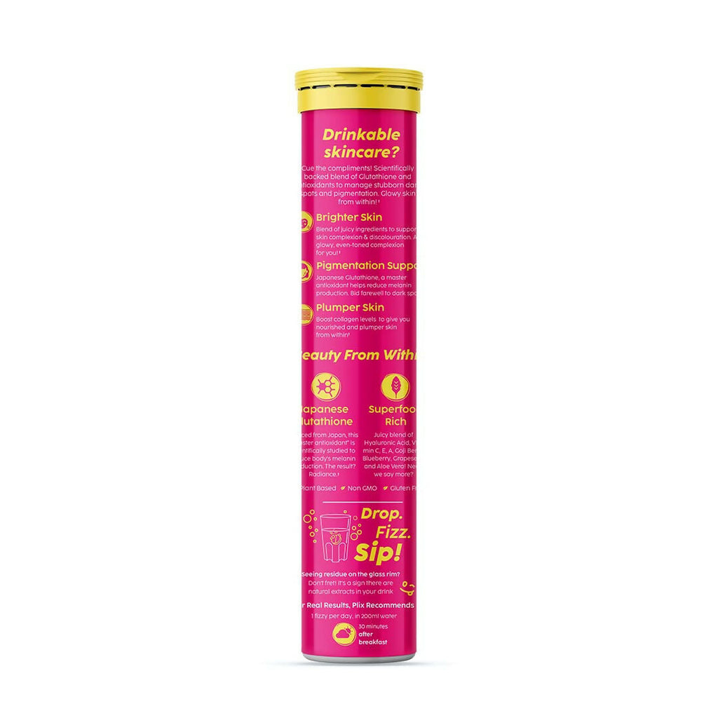 PLIX The Plant Fix Skin Hydration Combo - Hyaluronic Acid And Skin Glow Glutathione | Grocsy