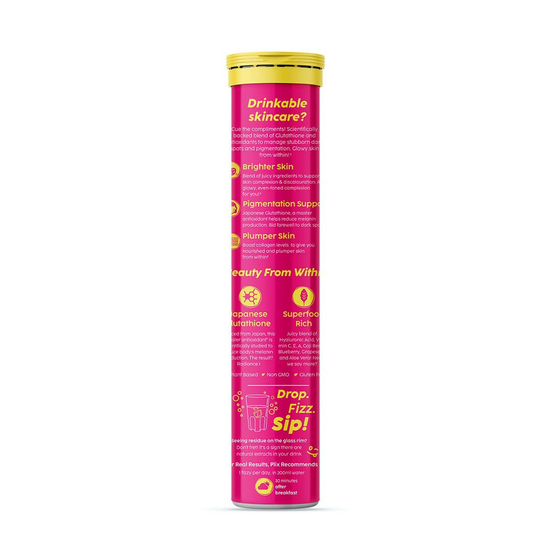 PLIX The Plant Fix Skin Hydration Combo - Hyaluronic Acid And Skin Glow Glutathione | Grocsy