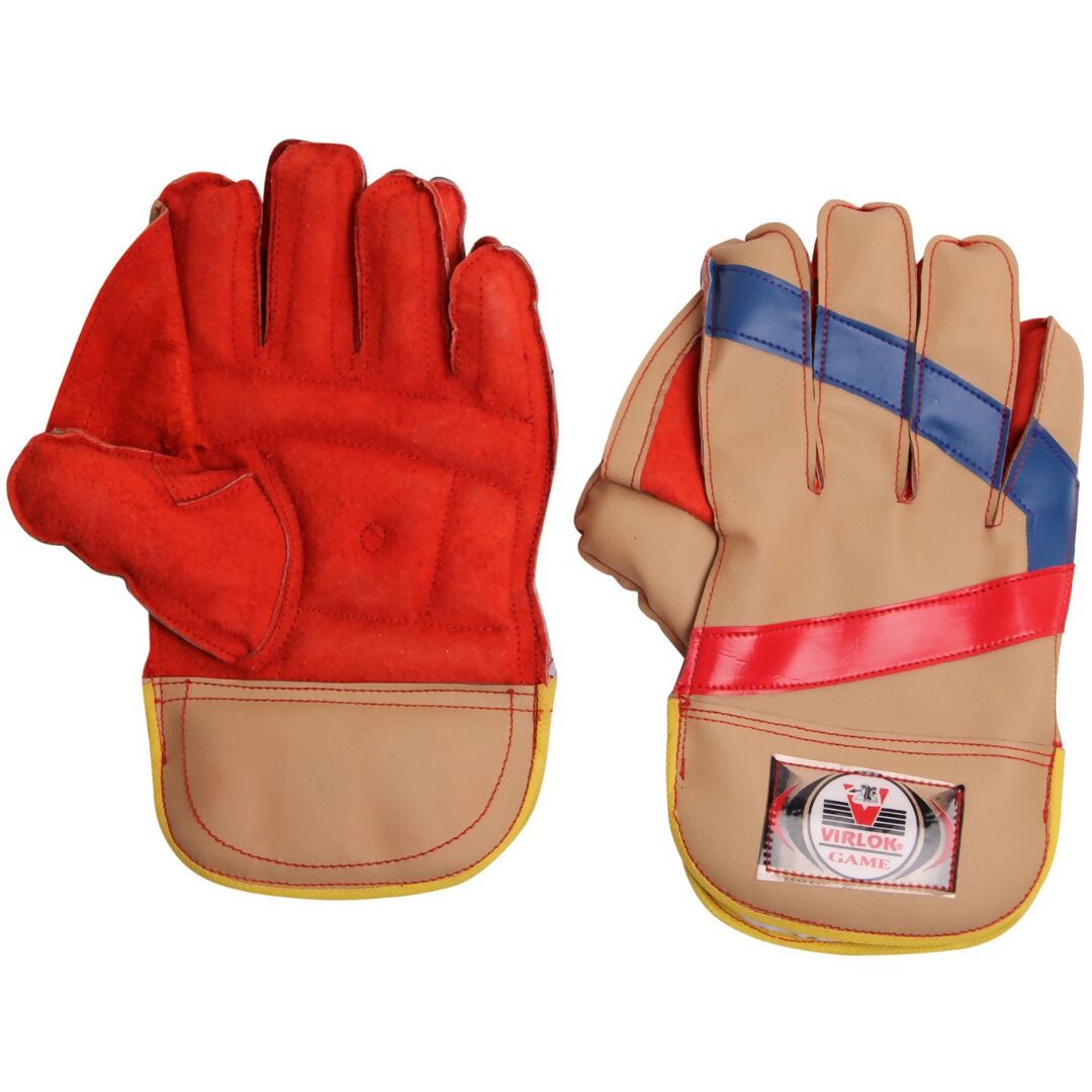 Virlok Foam Wicket keeping Gloves (Multi-Colour) | Grocsy