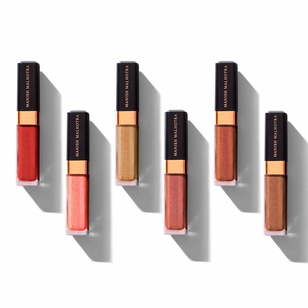 Manish Malhotra Hi-Shine Lip Gloss - Copper Rose | Grocsy