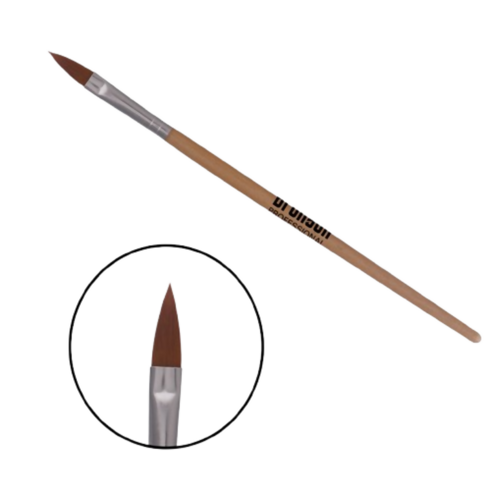 Bronson Professional Nail Art Acrylic Brush - No.8 | Grocsy
