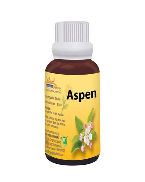 Bio India Homeopathy Bach Flower Aspen Dilution | Grocsy