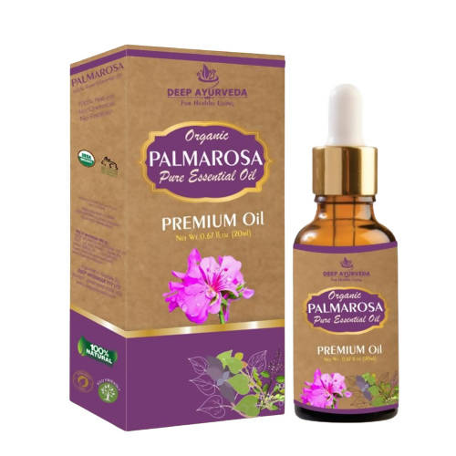 Deep Ayurveda Palmarosa Pure Essential Oil | Grocsy