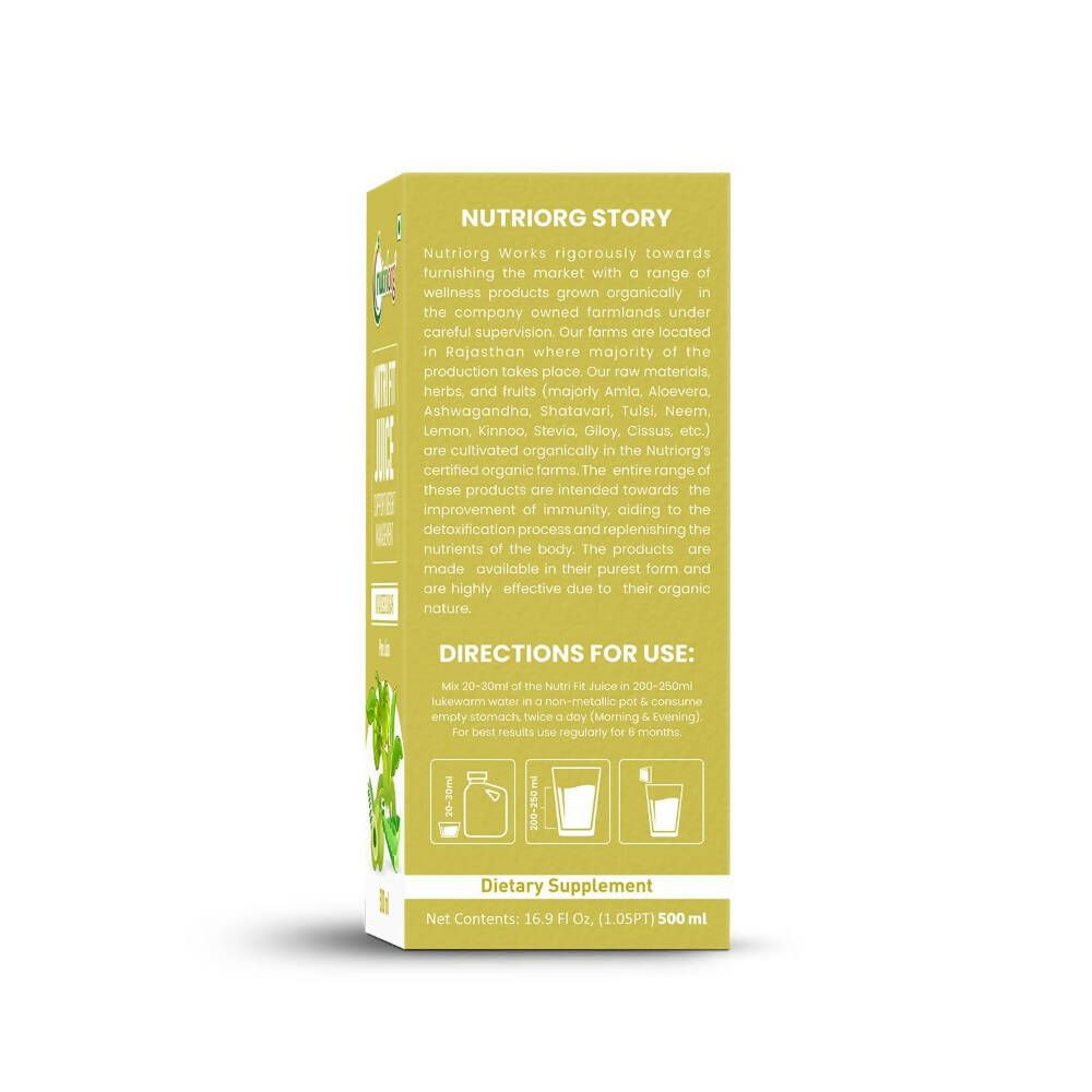 Nutriorg Nutri Fit Juice | Grocsy