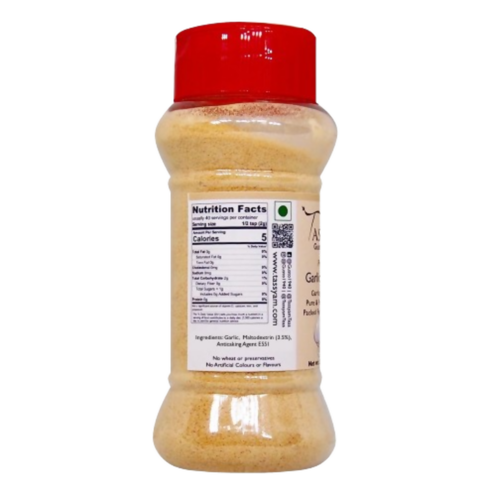Tassyam Organics Extra Strong Garlic Powder | Grocsy