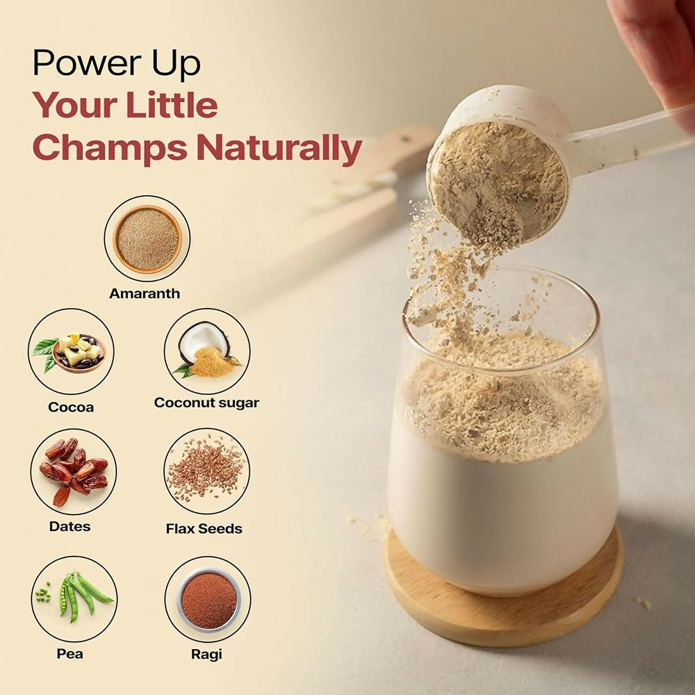 Herby Angel Super Gro Nutrition Drink Mix for Kids, Chocolate Flavour | Grocsy