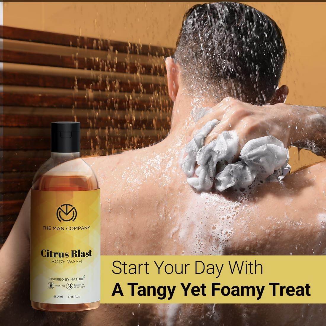 The Man Company Citrus Blast Perfumed Body Wash For Men | Grocsy