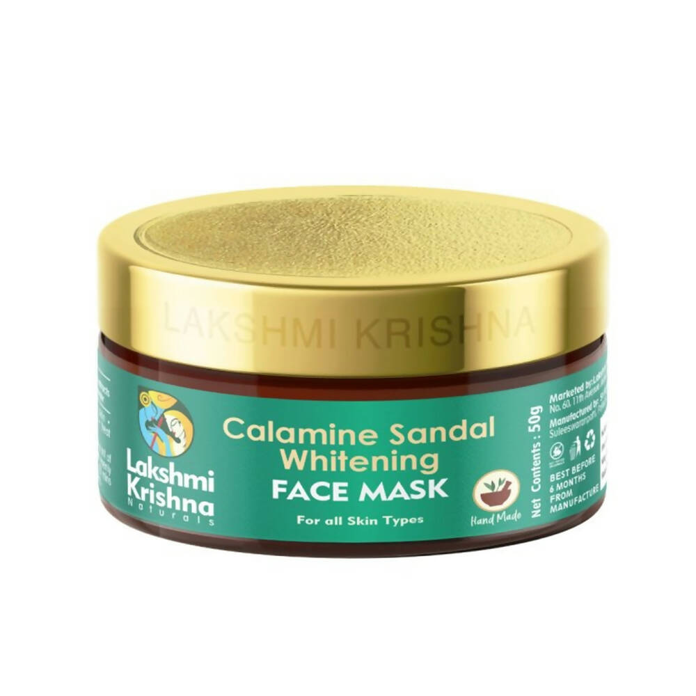 Lakshmi Krishna Naturals Calamine Sandal Whitening Face Mask | Grocsy