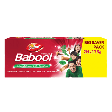 Dabur Babool Ayurvedic Toothpaste for Strong Teeth | Grocsy