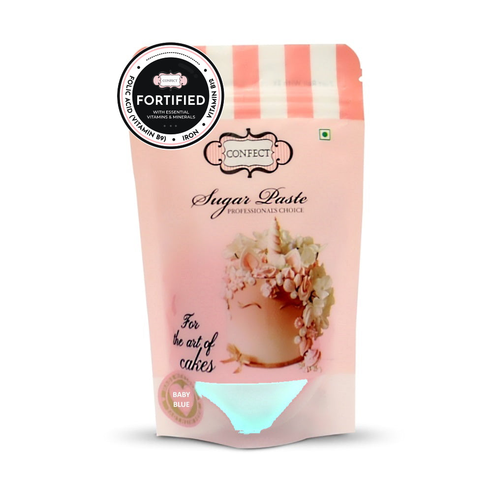 Confect Baby Blue Fondant | Edible Nutritional Sugarpaste | Grocsy