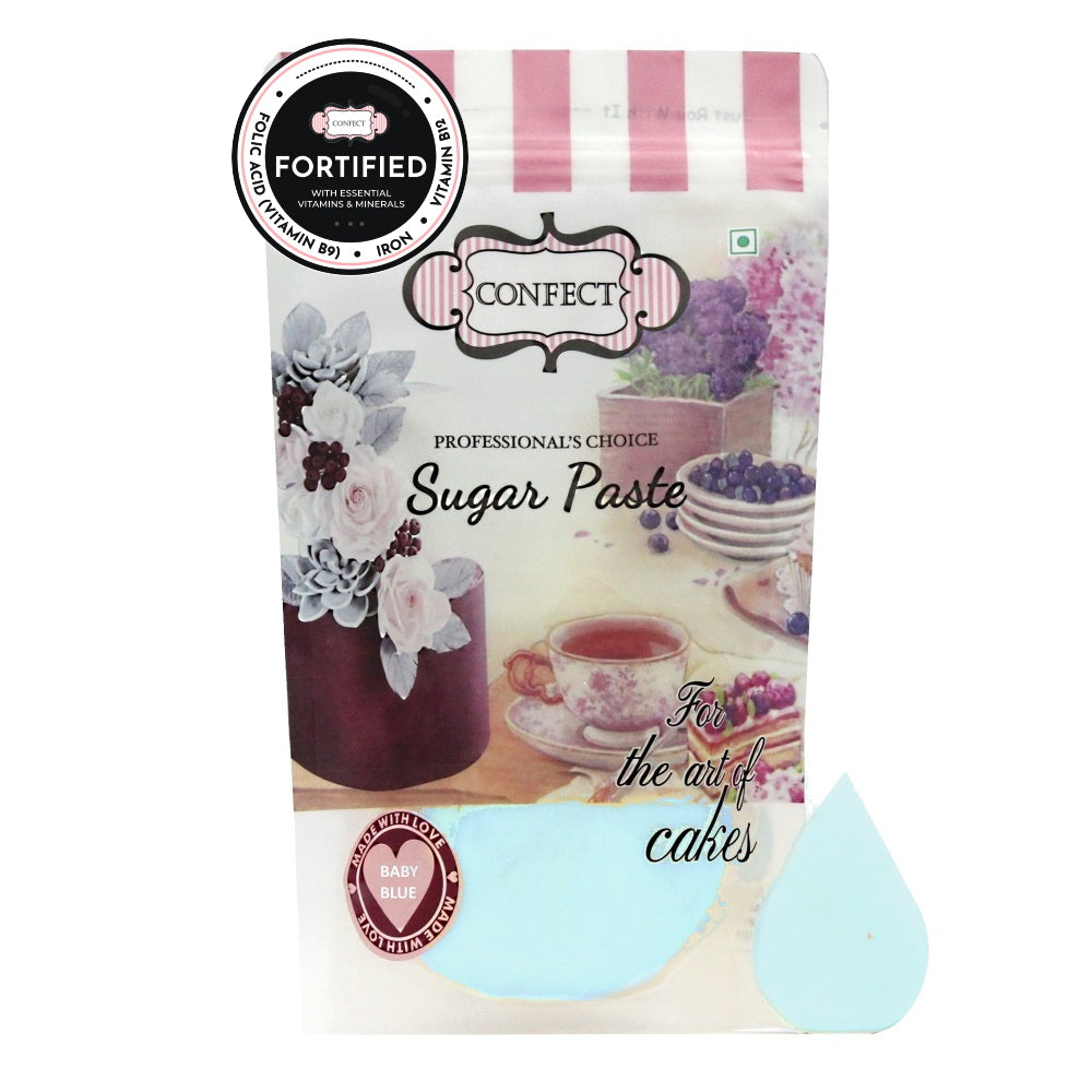 Confect Baby Blue Fondant | Edible Nutritional Sugarpaste | Grocsy