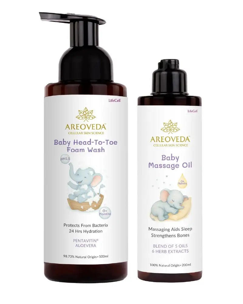 AreoVeda Baby Bath Essentials | Grocsy