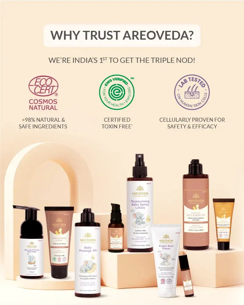 AreoVeda Baby Bath Essentials | Grocsy