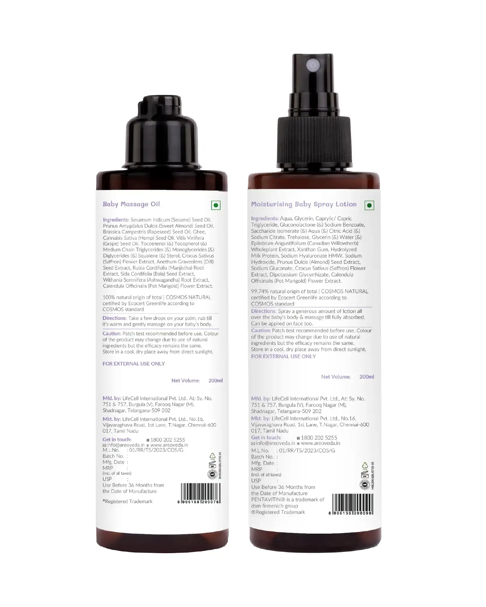 AreoVeda Baby Nourishing Essentials | Grocsy