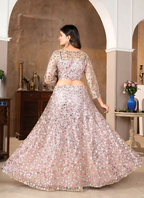 Lehenga Mart Designer Wedding Lehenga Choli For Women - Baby Pink | Grocsy