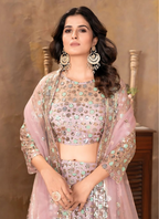 Lehenga Mart Designer Wedding Lehenga Choli For Women - Baby Pink | Grocsy