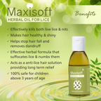 Maxisoft Lice Herbal Oil | Grocsy