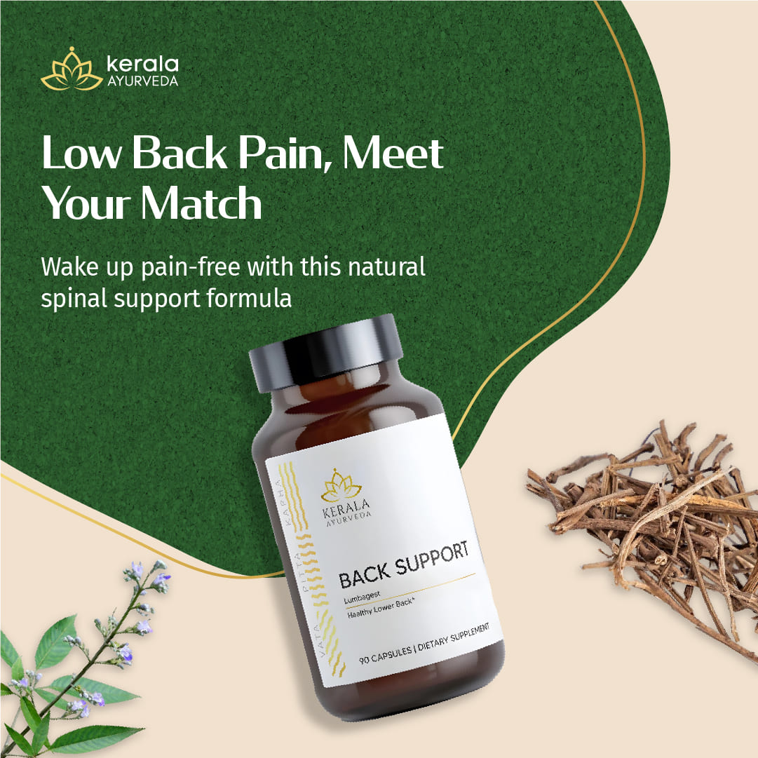 Kerala Ayurveda USA Back Support Capsules | Grocsy