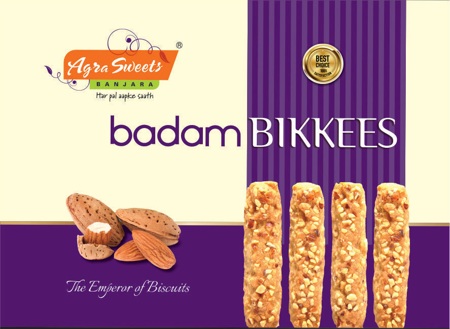 Agra Sweets Banjara Badam Bikkies | Grocsy
