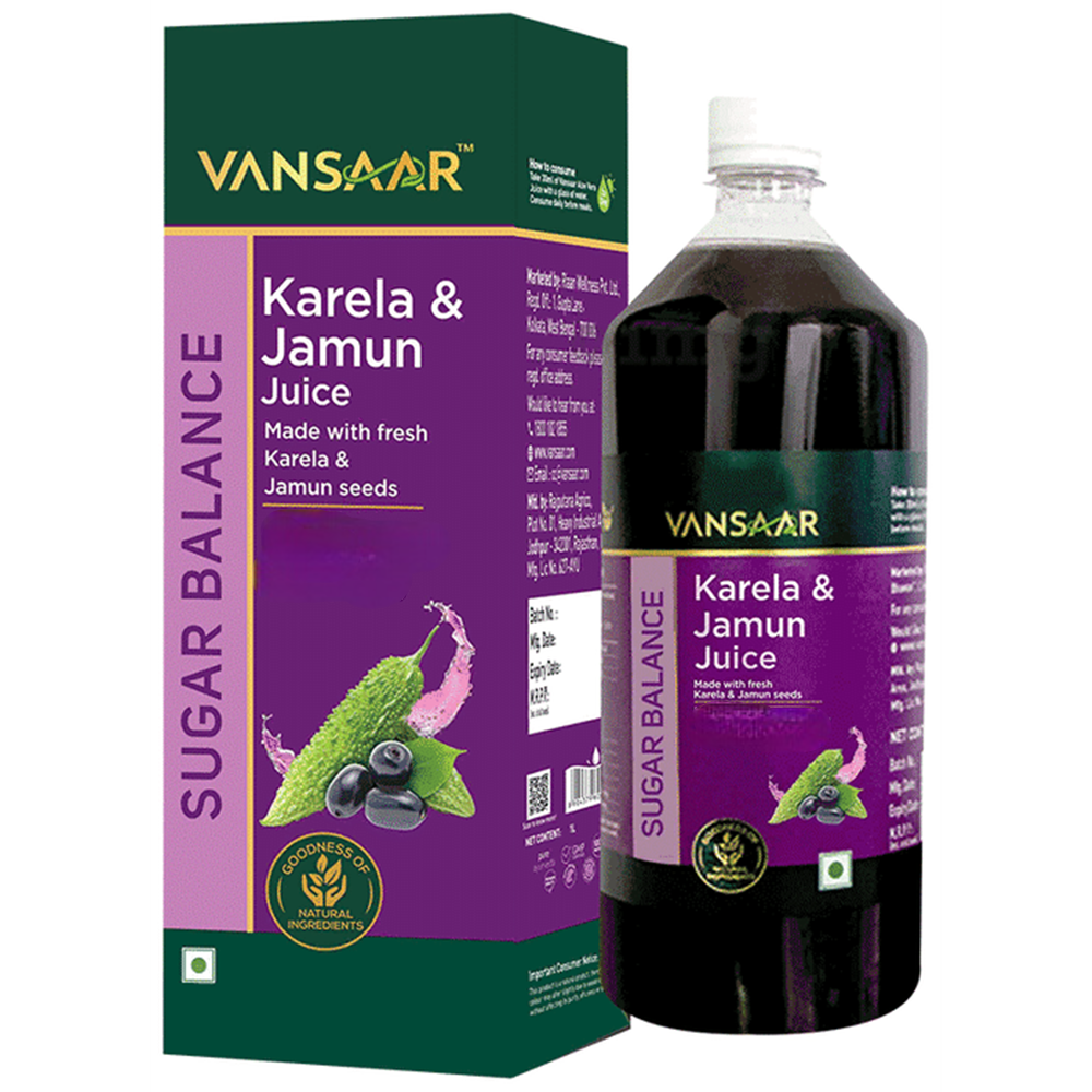 Vansaar Karela Jamun Juice | Grocsy