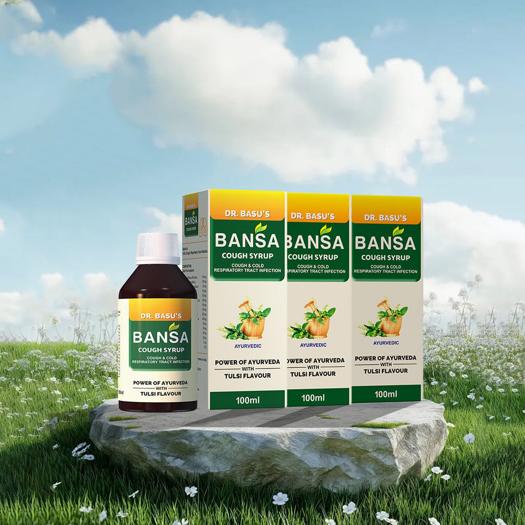 Jagat Pharma Bansa Ayurvedic Cough Syrup | Grocsy