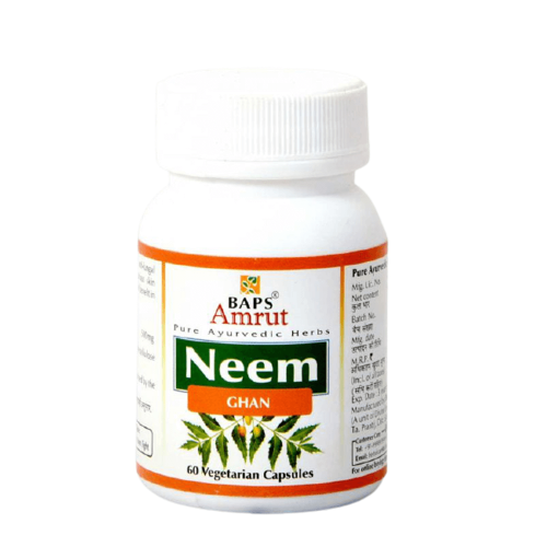 Baps Amrut Neem Ghan Capsules | Grocsy