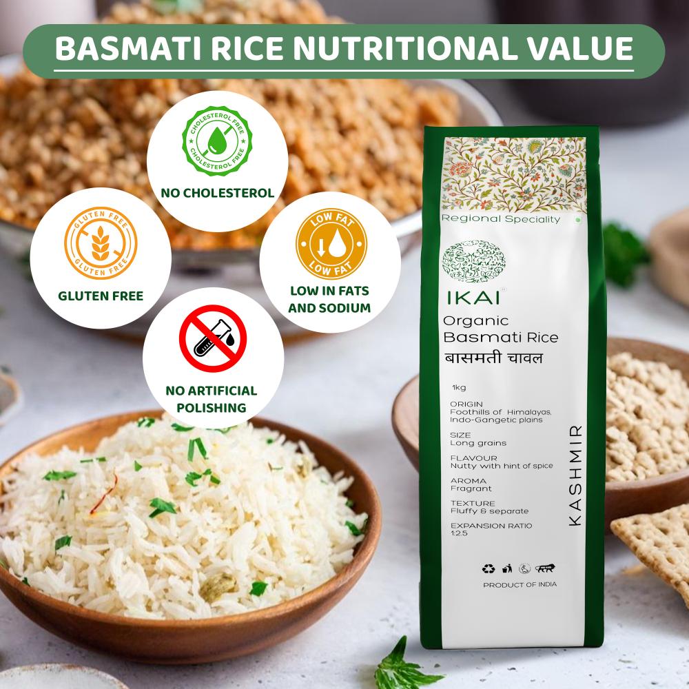 IKAI Organic Basmati Rice (Long Grain)