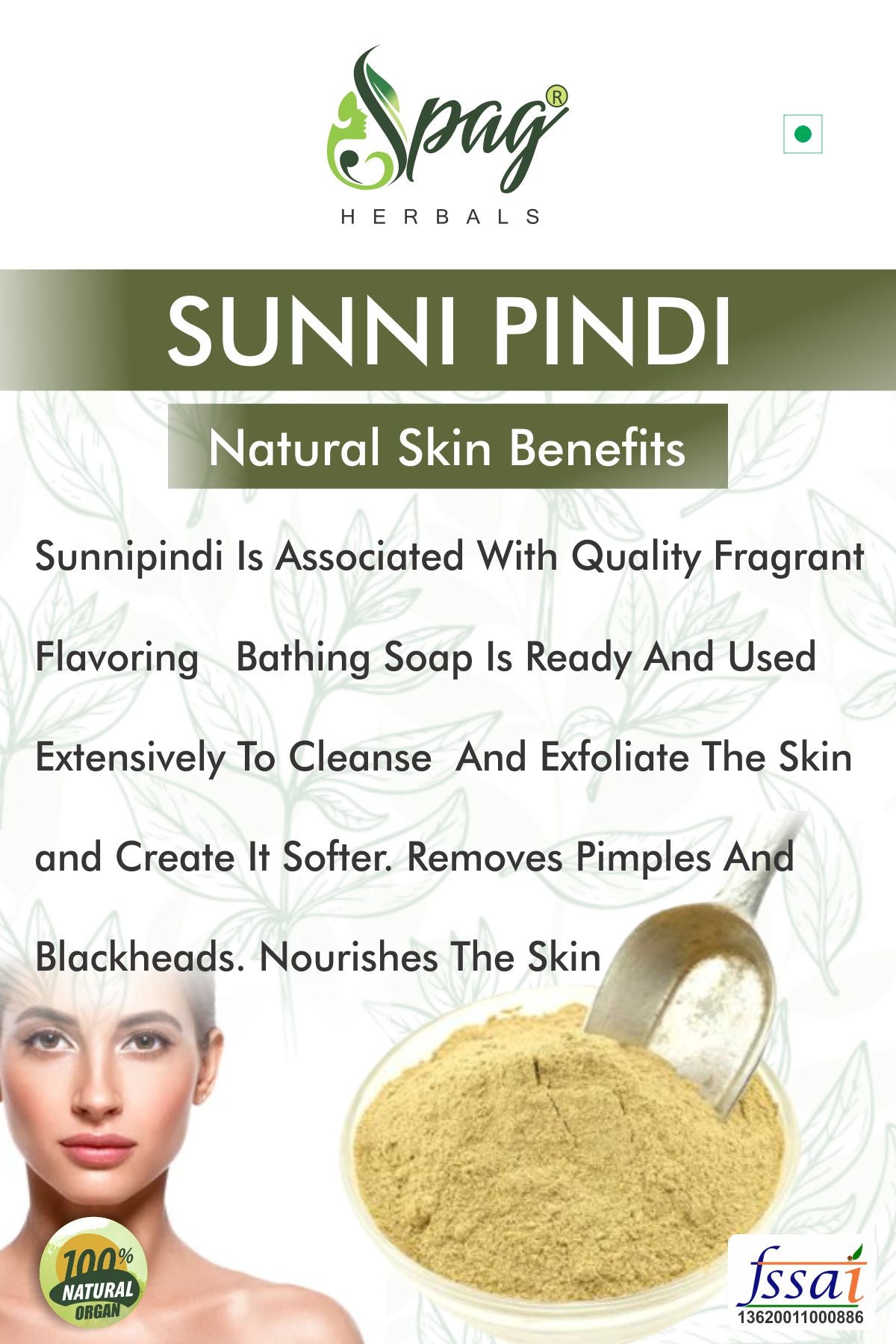 Spag Herbals Premium Sunni Pindi Powder | Grocsy