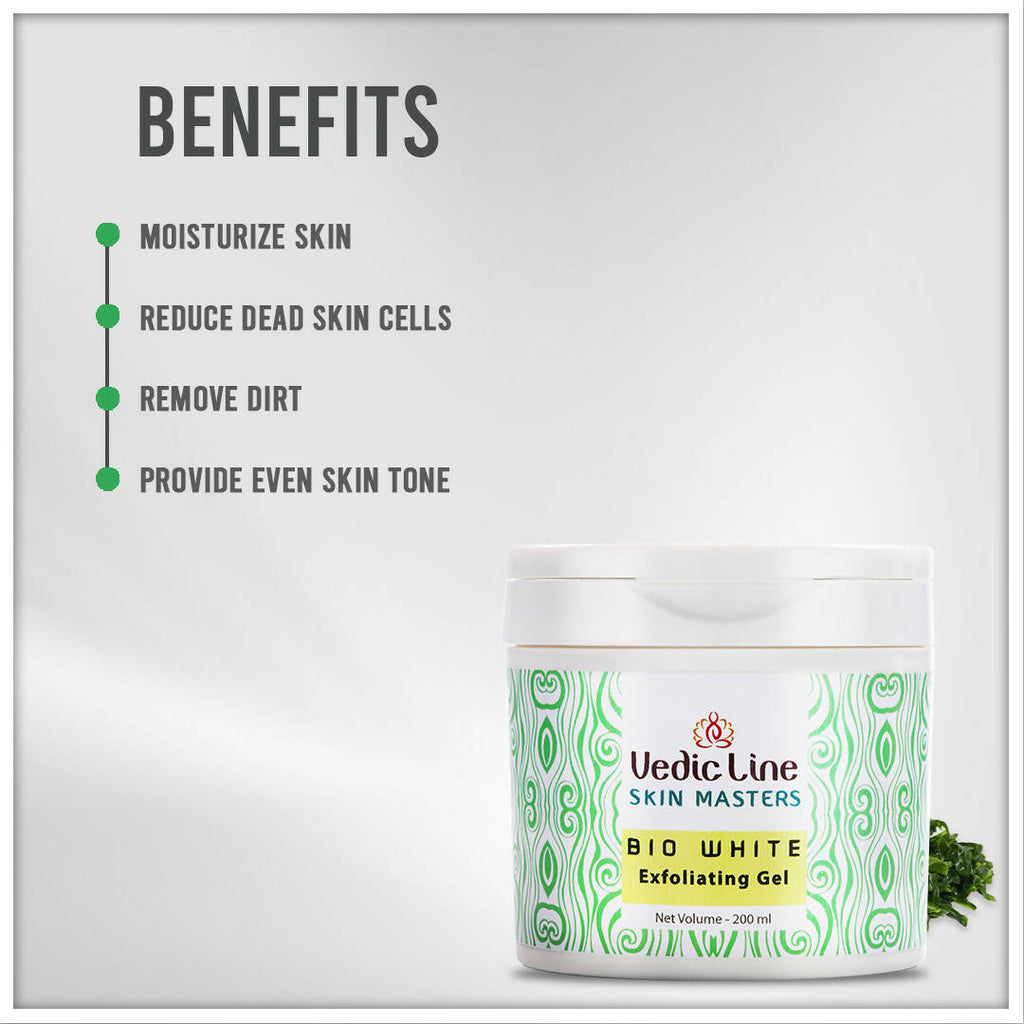 Vedic Line Skin Masters Bio White Exfoliating Gel Scrub | Grocsy