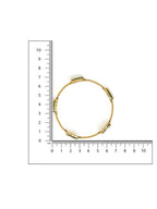 Antique Finish Kundan bangle - Ruby Raang | Grocsy