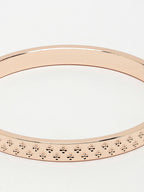NVR Men's Rose Gold Stainless Steel Kada Bracelet